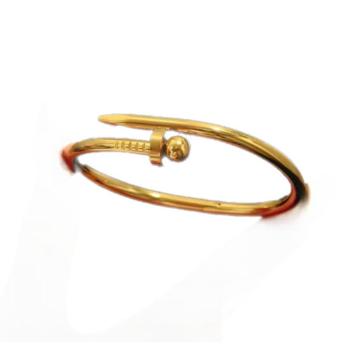 Bullet Gold Bangle